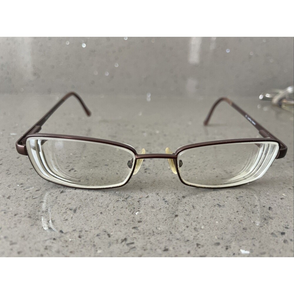 GEOFFREY BEENE EYEGLASSES FRAMES ONLY Style OPERA BRN brown 51-18-135 full rim